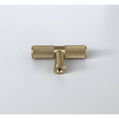 4 Nicolo Knurled Unlacquered Brass Handle + Reviews
