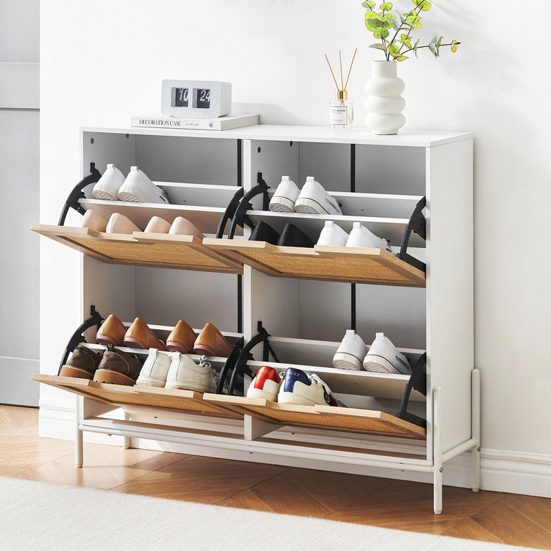 16 Pair Shoe Storage Cabinet