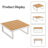 Ensemble modulaire de patio 7 pièces en aluminium-2118611699