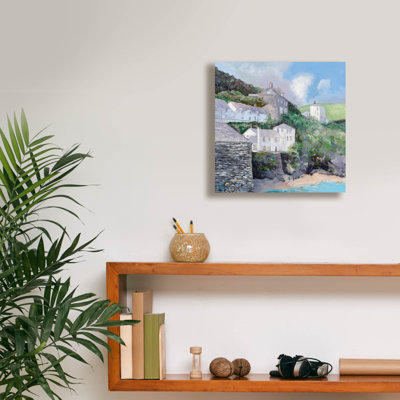Epic Graffiti 'Port Isaac'  by Meredith Howse Canvas Wall Art, 12" x 12"