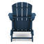 Chaise Adirondack pliante en PEHD pour l'extérieur, chaise longue en grain de bois résistante aux intempéries-879525381