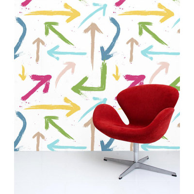 Arrows Abstract Wallpaper Roll by Jamie Graney