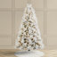 Arbre de Noël enneigé avec pin-280207352