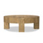 Abaso Round Coffee Table-Rustic Wormwood Oak-1203436840-1203436843