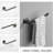 4 Piece Bathroom Hardware Set Stainless Steel Bathroom Hardware Accessories Kit Wall Mounted Bathroom Towel Holder Sets-124439767