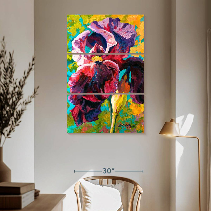Harnek Iris Study I, 65" H x 42" W
