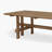 Solid wood ash unique dining table set-107205758