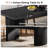 78.74" Extra Long Farmhouse Dining Table, Wooden Rectangular Dining Table With Dual Base-63542201