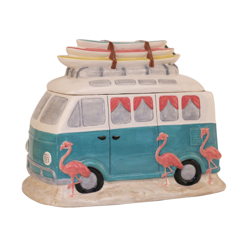 Pot à biscuits Flamingo Camp Van