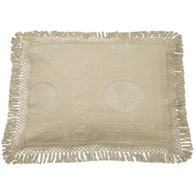 Cotton Blend No Floral Sham Set