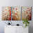 Floral Study Series C -Set Of 3 Gallery Wrapped Canvas -Ready to Hang-107311365