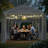 12'X20' Heavy-Duty Dark Gray Carport With Reinforced Galvanized Steel Frame