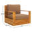 Azul Kauai Brazilian Teak Patio Chair-100259694