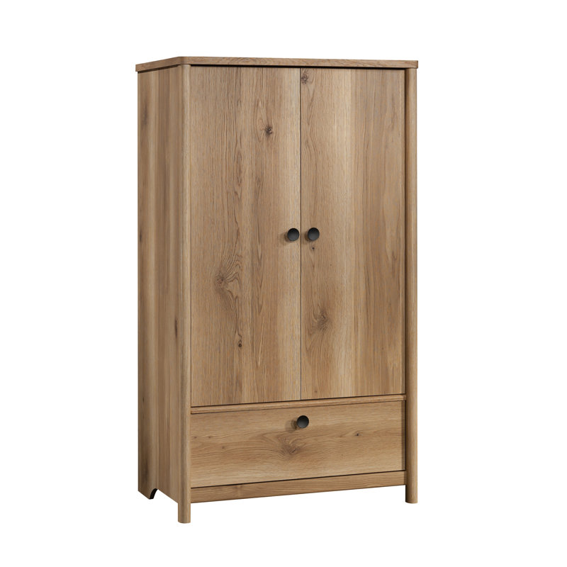 Armoire d'appoint avec tiroir de rangement, Brun