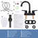 Centerset 2-handle Bathroom Faucet with Drain Assembly