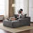 Oversized Corduroy Chaise Lounge Chair, Comfortable Modern Sleeper Daybed With 3 Throw Pillows And Wide Armrest, Memory Foam Filler, No Assembly For Living Room Use Cozy Cloud Couch Daybed,-55480698