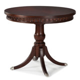 Pedestal End Table