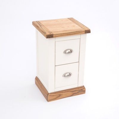 Pittsford 35cm W Solid + Manufactured Wood Bedside Table