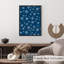 «Landscape and Nature Christmas Snowflakes», impression d'art moderne sans cadre bleu-1452863735