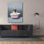 Art mural sur toile Trinx «Pug In The Bath» par Svetlana Aleynikova-274288805