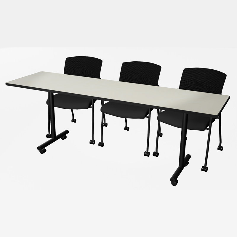 Nishika Mobile Training Table, Érable, H 29 po x L 84 po x l 24 po