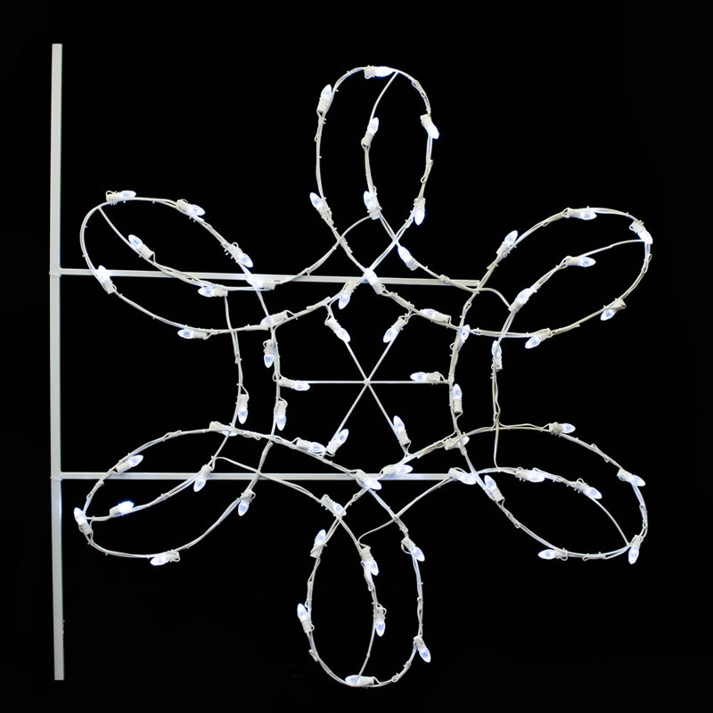 Snowmen & Snowflakes Lighted Sign