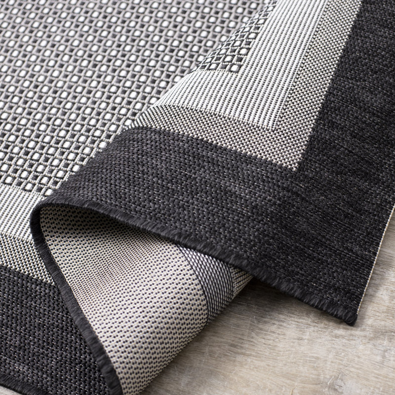 Tapis intérieur gris Fitzgerald, Rectangle 3 pi 11 po x 5 pi 7 po