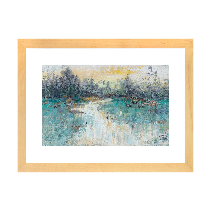 «Wild Fields» par Patricia Pinto - reproduction d'art sur toile, Blanc, H 32 po x l 24 po x P 1 po