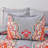 Gray/Red Microfiber Comforter Set-540688909
