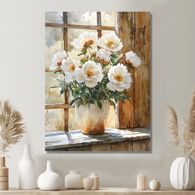 Julitsa - pivoines, impression sur métal
