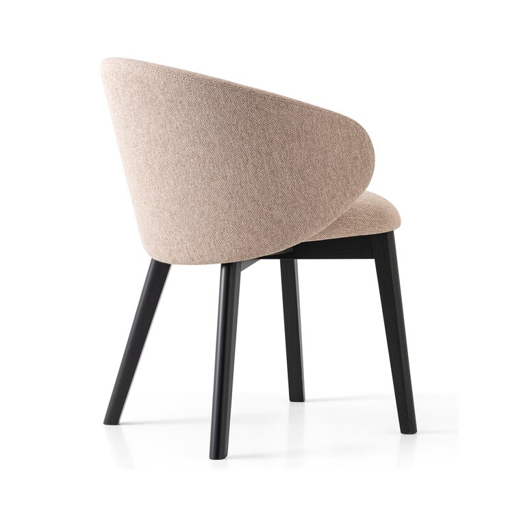 Wooden Wayfair Upholstered Tuka | Armchair with Connubia Frame