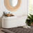 Polyester Blend Upholstered Storage Bench