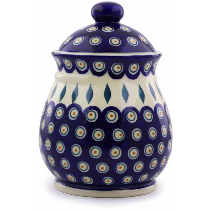 Pot de rangement 1 qt peacock