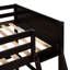 Lit mezzanine simple avec finition en bois massif - Repose-pieds confortable et polyvalent