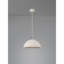 1 - Light White Paintable Gypsum Single Pendant