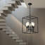 Lustre géométrique à 5 lumières