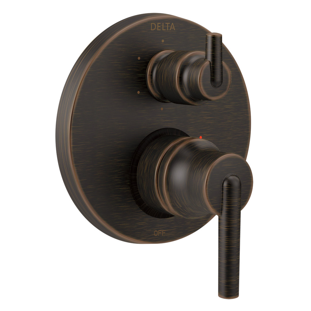 Trinsic Pressure Balance Monitor 14 Series Valve with Double Handle Delta 