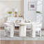 Ensemble de 2 chaises de salle à manger beige