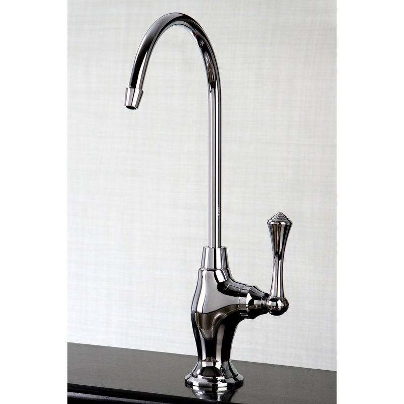Robinet de filtration d'eau 1 trou à fixation sur le comptoir Kingston, Chrome poli