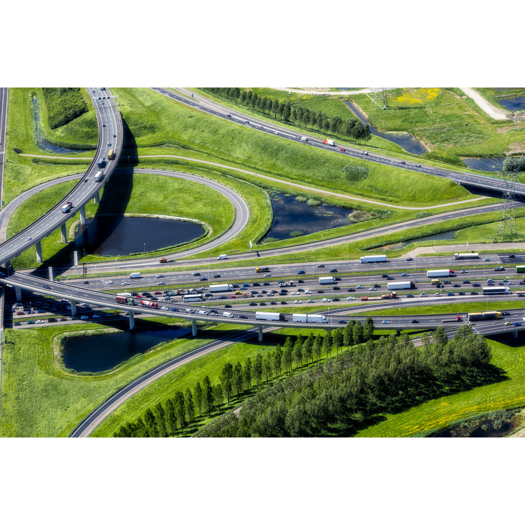 Highway Interchange von Opla - Kunstdrucke auf Leinwand