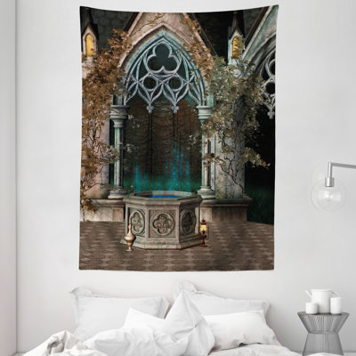 Tapisserie en polyester gothique