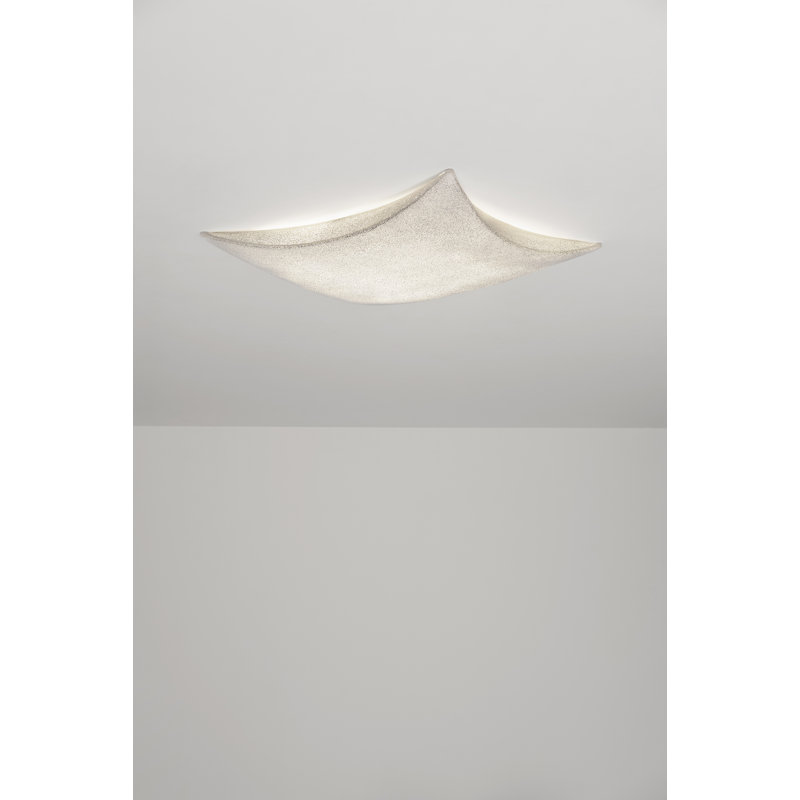 Kite 1 - Light LED Flush Mounted Sconce, White, 17 W