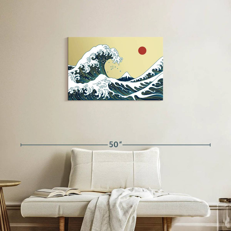 Gillard Great Wave Off Kanagawa, 20" H x 30" W