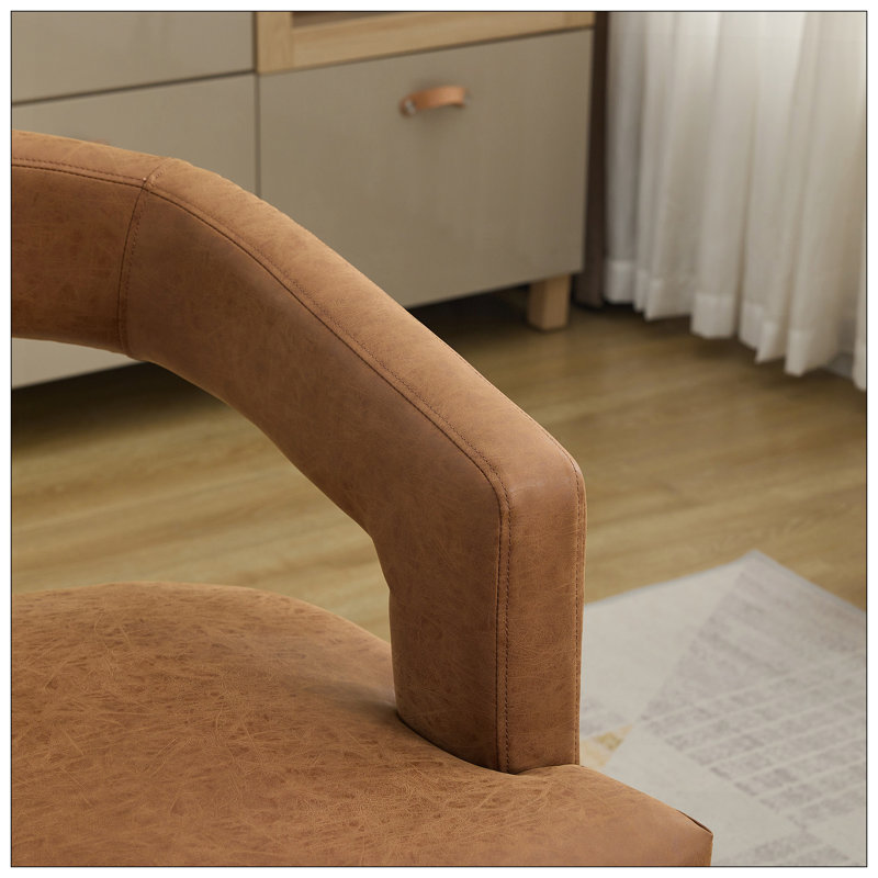 Fauteuils d'appoint, Polyuréthane brun