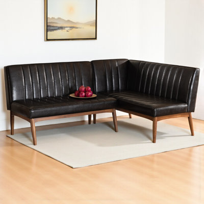 Hilley Faux Leather Bench by Corrigan Studio