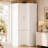 Bettis L-Shaped 4-Door Corner Wardrobe with Shelves