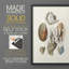 Knorr Shells & Coral I-Premium, reproduction encadrée prête à accrocher - aucun clou requis - aucun clou requis-108021005-108021006
