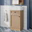 Meuble-lavabo 18,5 po avec lavabo en résine et armoire de porte