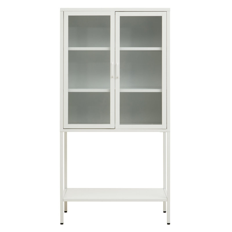 Jhonna 2 -Door 2 -Shelf, White