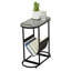 Table de chevet ovale